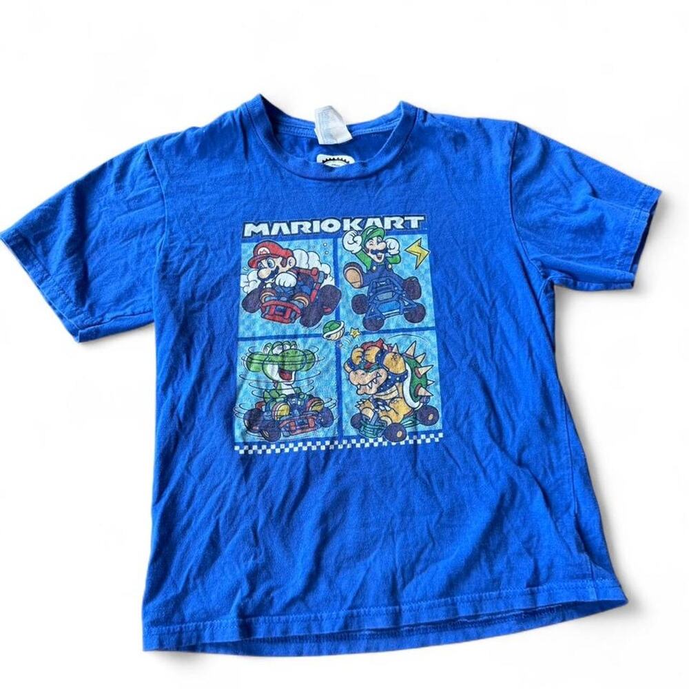 Blue mario kart tee